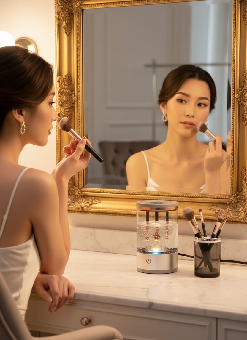 Limpiador de brochas Maquillaje